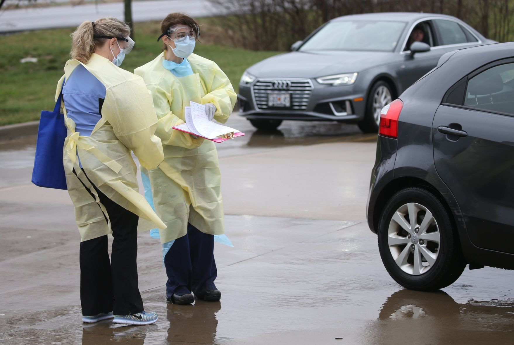 Cronavirus testing continues at drive-thru site in Chesterfield